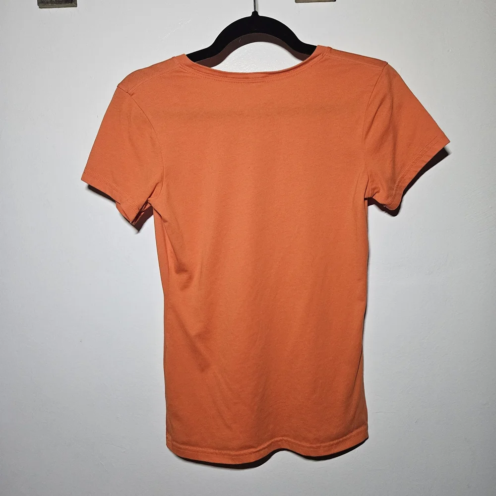 Nike Women's Bright Orange V-Neck Tee